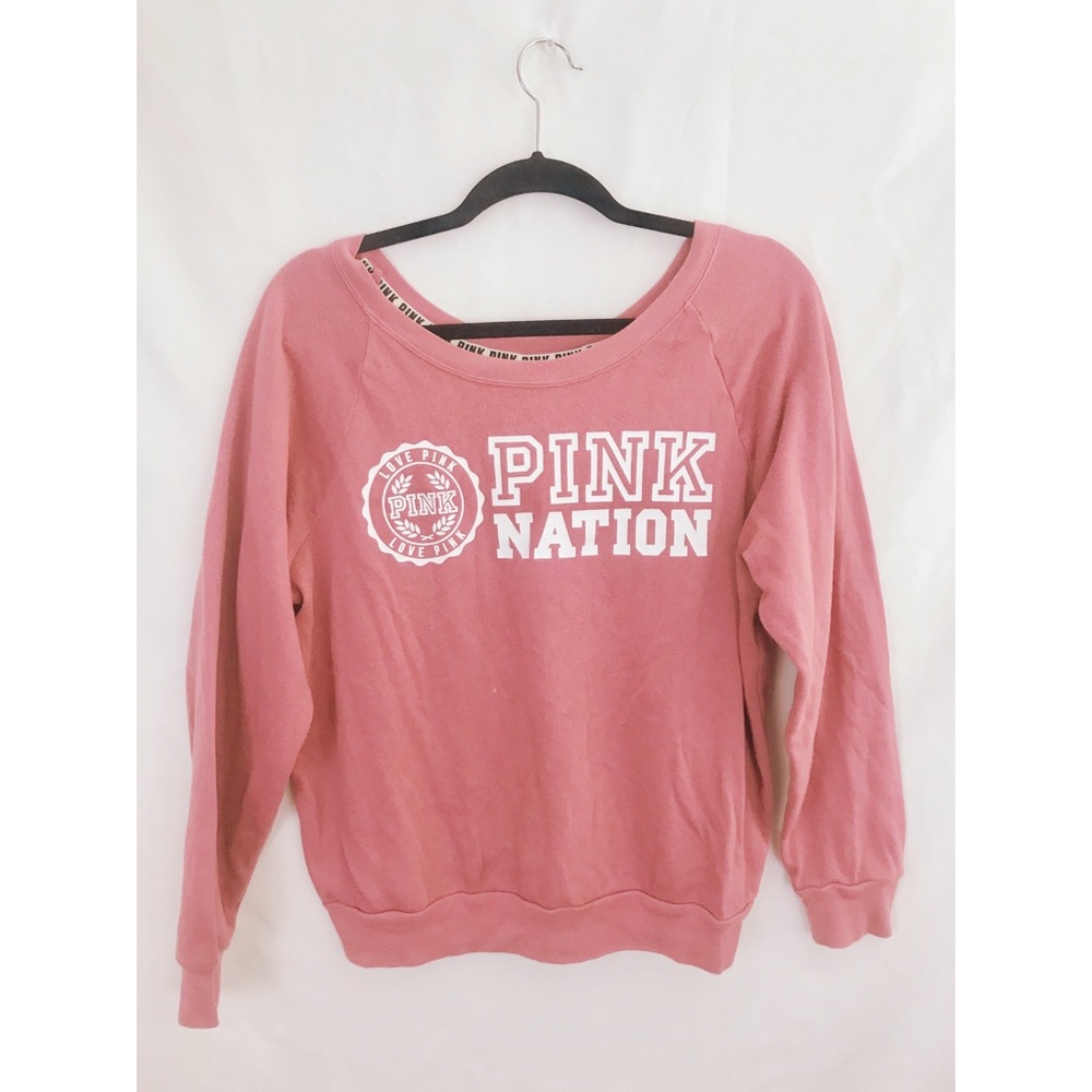 VS Pink Pullover Sweatshirt